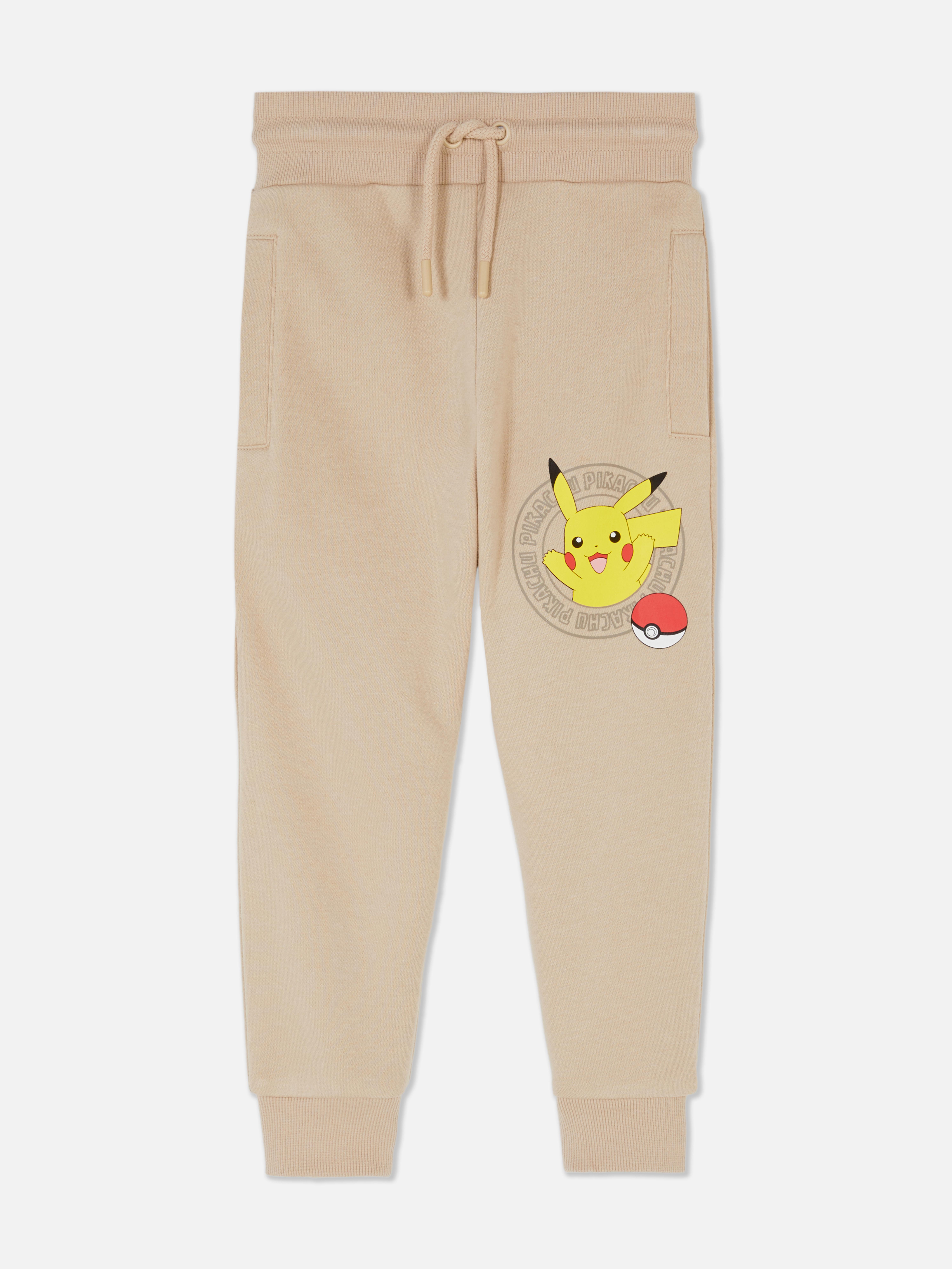 Pantaloni de trening cu imprimeu Pokémon. Pantaloni de trening cu șnur de strângere, buzunare laterale, manșete la gleznă și imprimeu cu personaje Pokémon.