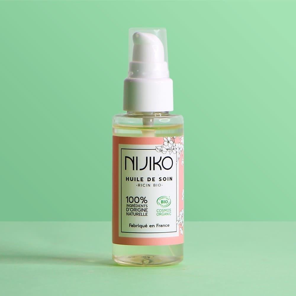 NIJIKO Huile de Soin Bio Multi-usages au Ricin