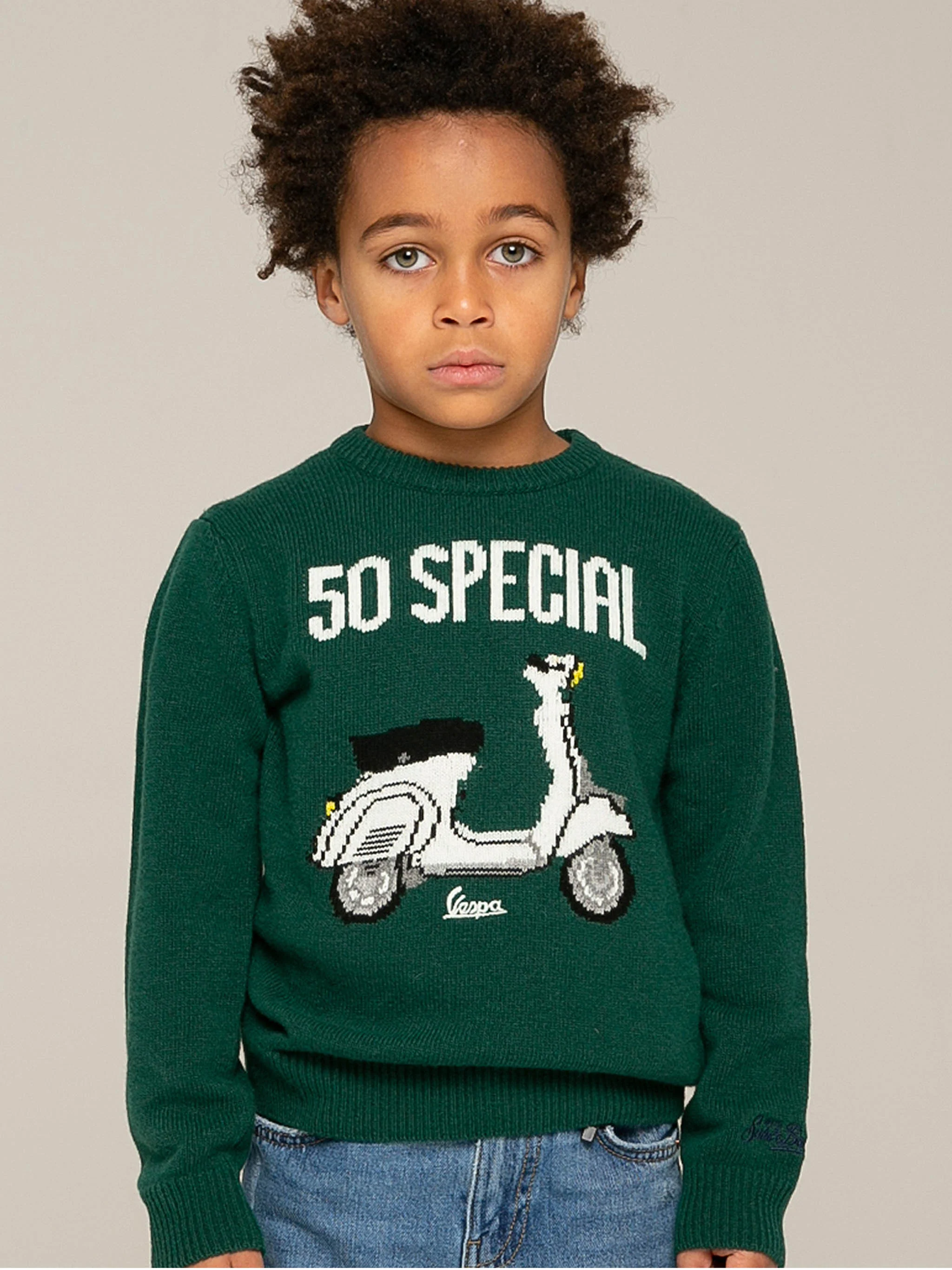 Maglione da bambino con stampa Vespa 50 Special | Vespa© Edizione Spec