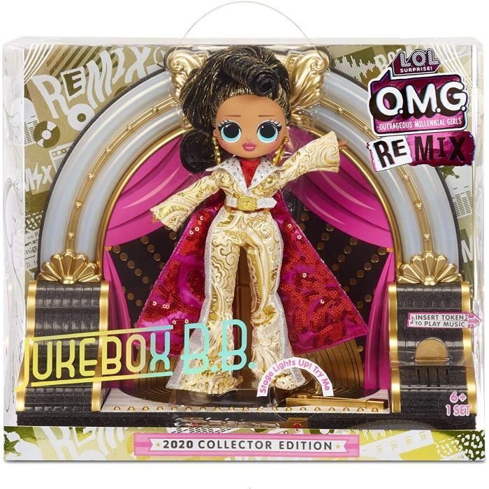 LOL Surprise OMG Remix Fashion Doll - BB Jukebox with Music - 2020 Collector's Edition