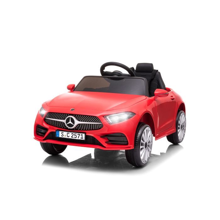 LALAHO Electric Ride-On Car for Children - Mercedes-Benz CLS 350 - 90 x 60 x 40 cm - Red