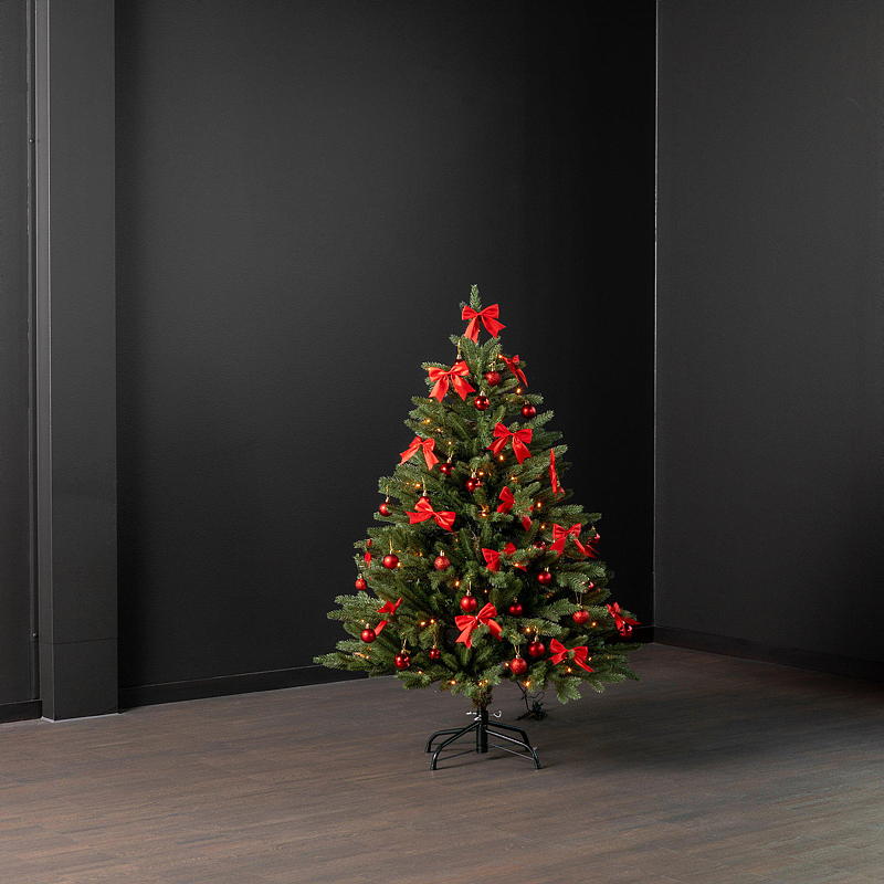 Albero di Natale Energy Gold da 120 cm con 120 luci LED.