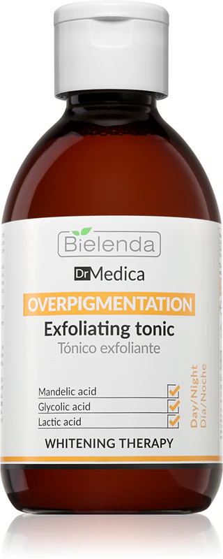 Tônico facial Bielenda Dr Medica para hiperpigmentação e descoloração.