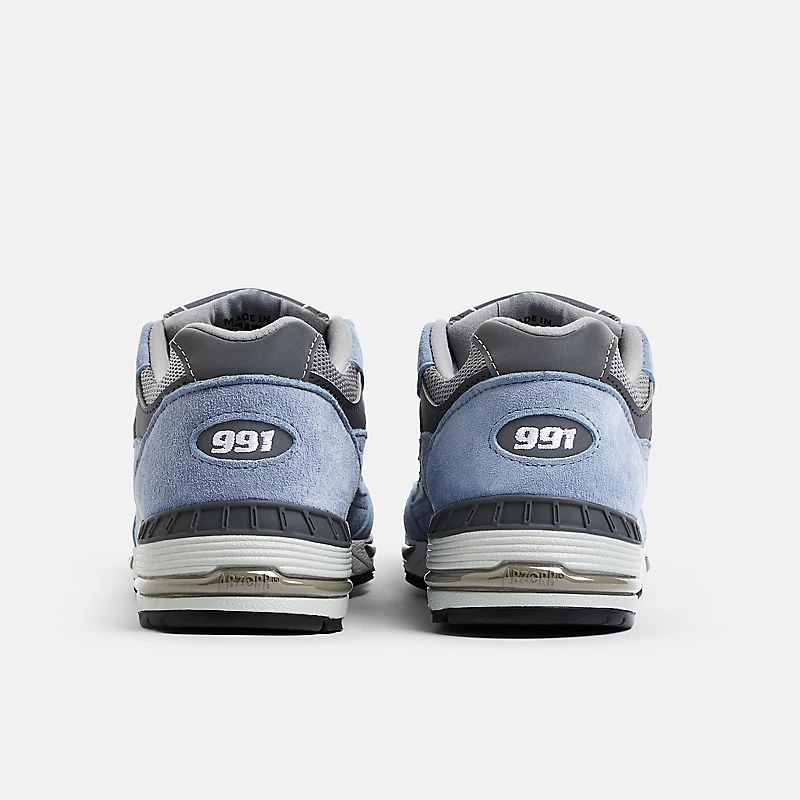 Damesschoenen MADE in UK 991v1 - Dusty Blue met legering en rookparelmoer