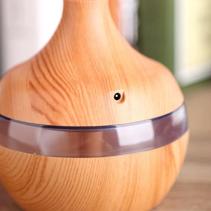 Humidificador aromático, purificador de aire, humidificador silencioso, difusor de aceite Cool Mister, acabado en madera para oficina