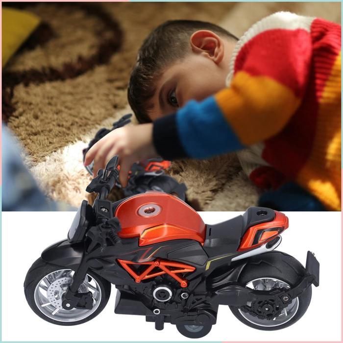 Cocosity Alloy Motorcycle Model, Durable Motorcycle Collection Toys for Children
