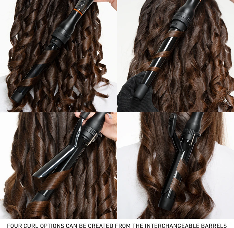 VARIS Curling Iron System modelador de cabelo multifuncional 4 em 1
