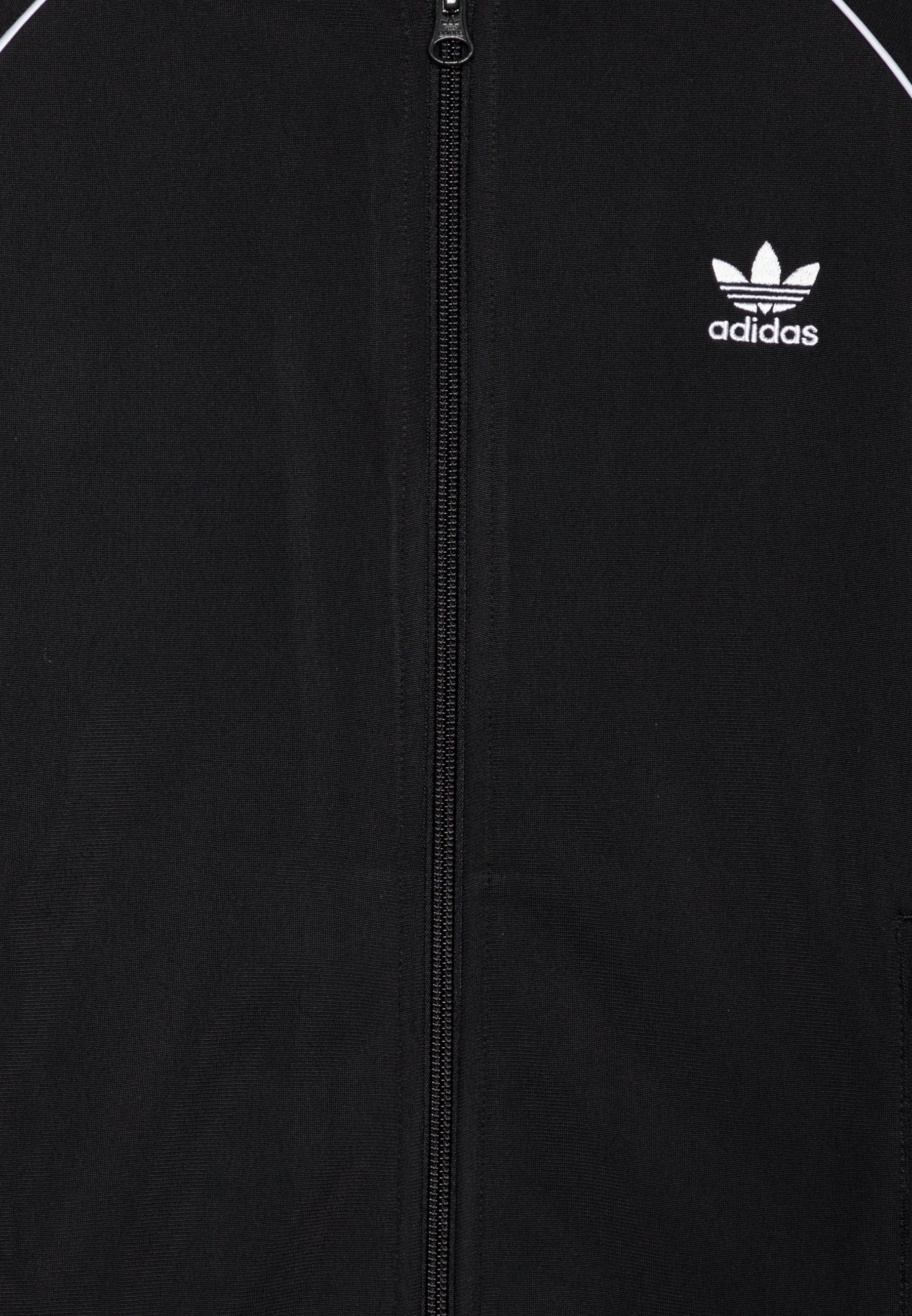 adidas Originals TRACK UNISEX - Sweatshirt mit Reißverschluss - schwarz