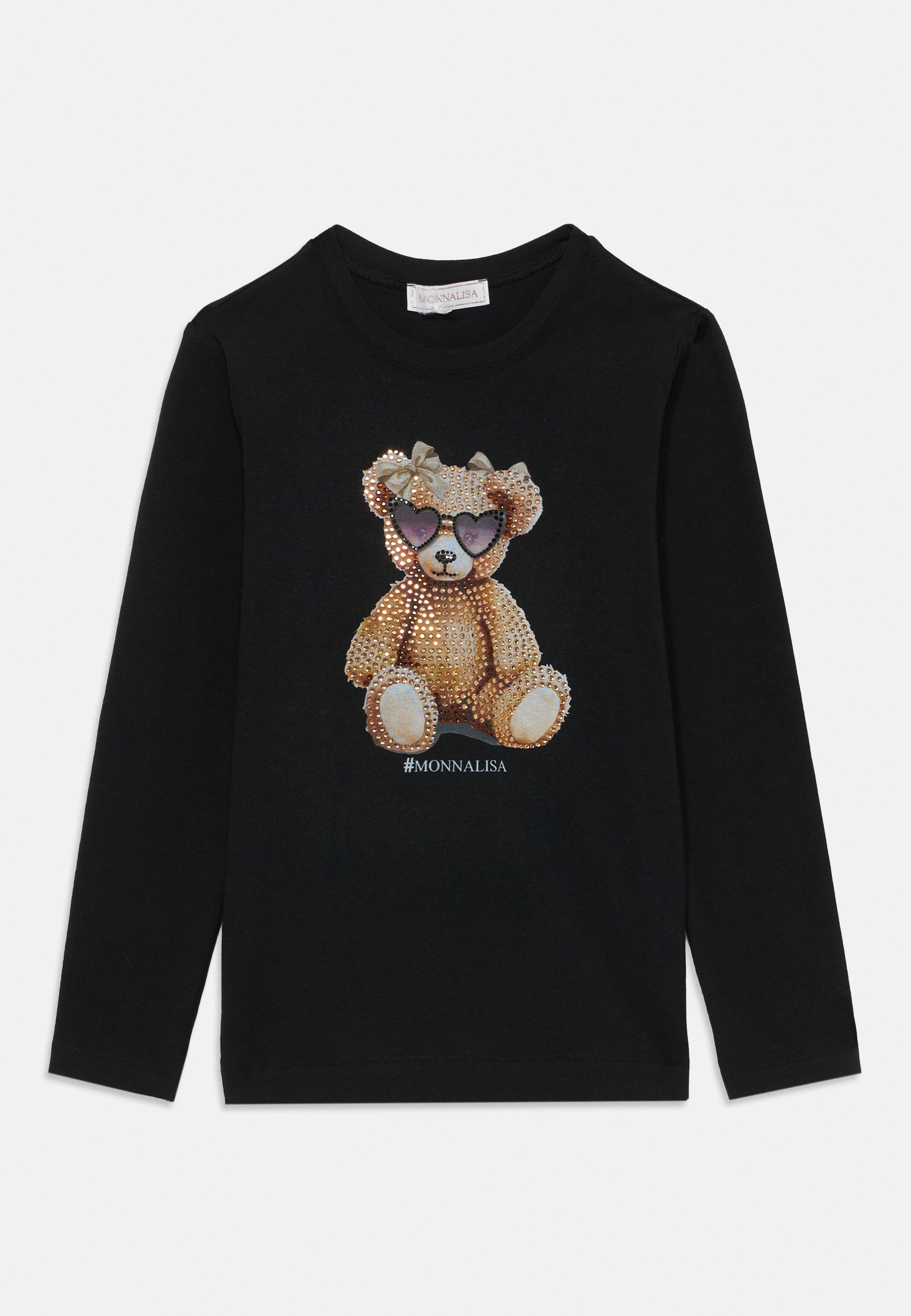 Monnalisa TEDDY - Langarmshirt - Schwarz