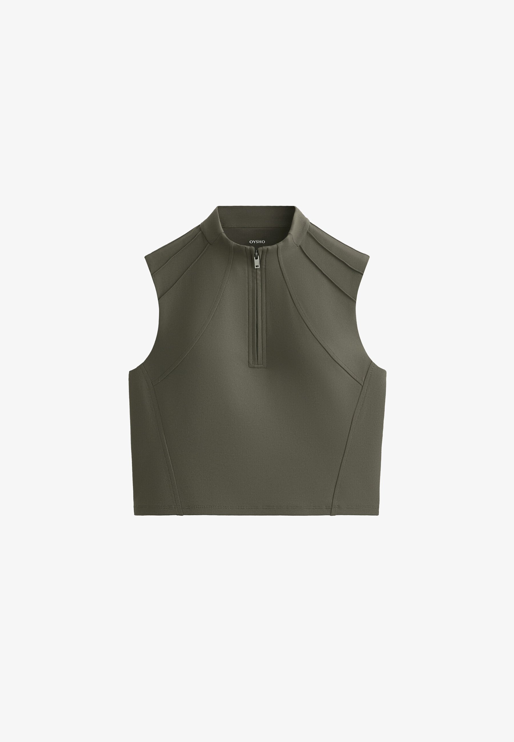 OYSHO EVERMOVE CREASE - Top - bruin