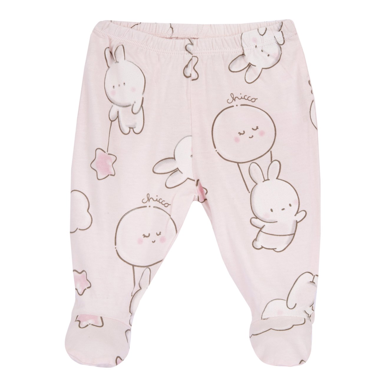 Conjunto pijama de punto 2 piezas bebé rosa
