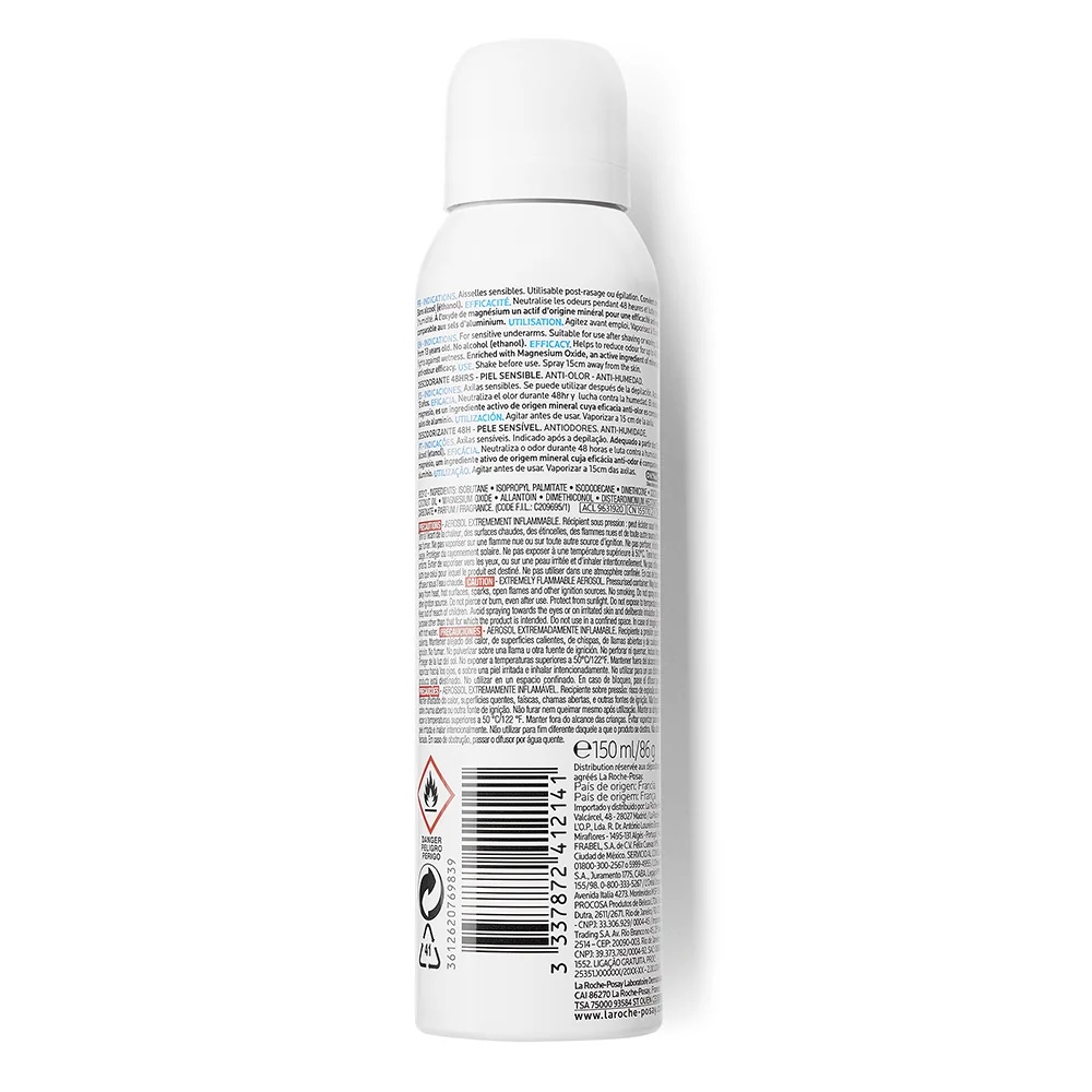 LA ROCHE POSAY La Roche Posay Physiologisches Deodorant 24h Spray 150 ml Schutz vor Körpergeruch