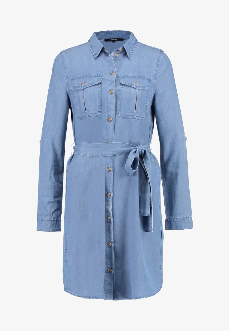 Vero Moda denim jurk - lichtblauwe denim