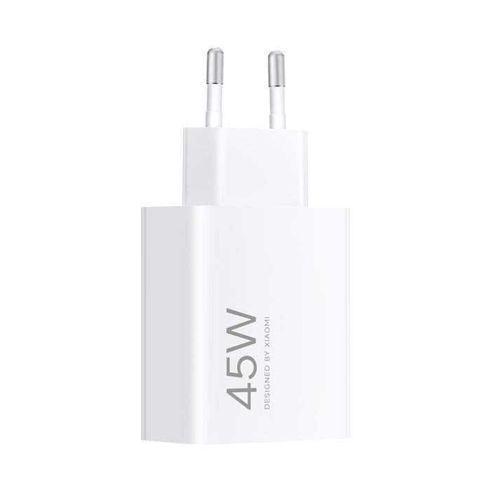 Adattatore di ricarica - Adattatore di alimentazione Xiaomi Turbo Charging da 45 W (Tipo A) - Bianco - Sicuro e resistente