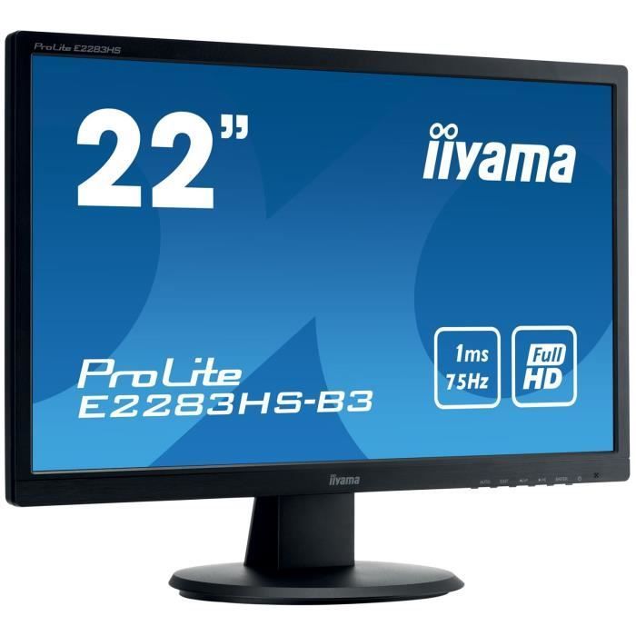 Monitor per PC - IIYAMA ProLite E2283HS-B3 - 22