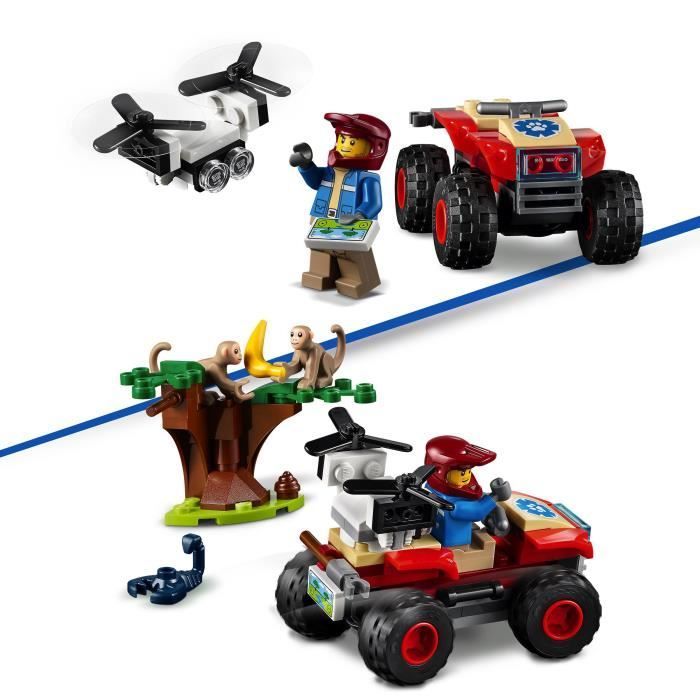 LEGO® 60300 City Wildlife Wildlife Rescue Quad Bike with Minifigures