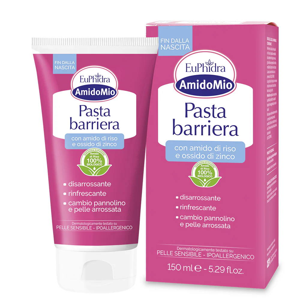 Amido Mio Pasta Barriera - Crema Corpo, Trattamento Bebè, Prodotti per Bambini