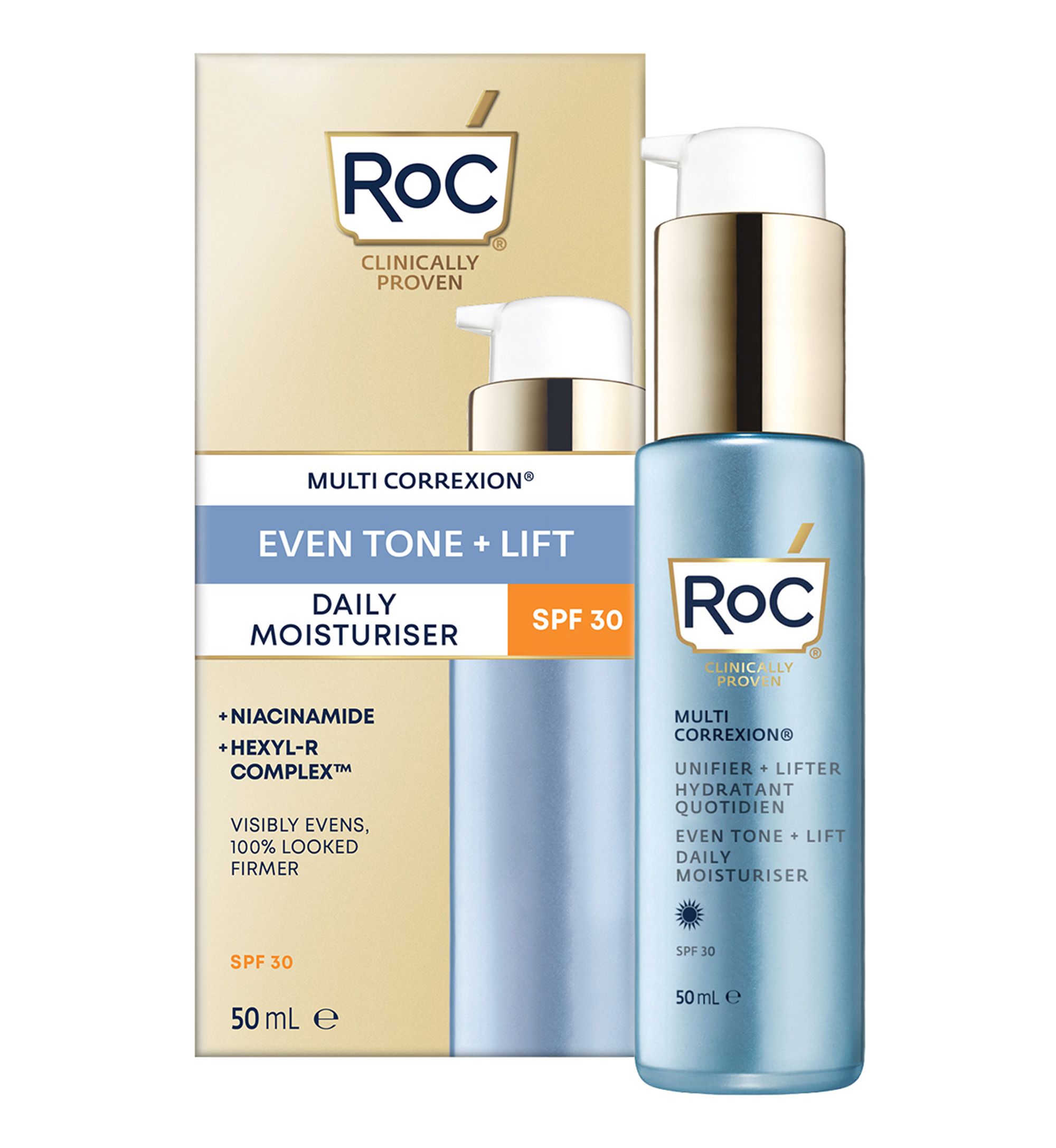 Hydratačný denný krém Multi Correxion Even Tone & Lift SPF 30 Hydratačné krémy na tvár z lekárne