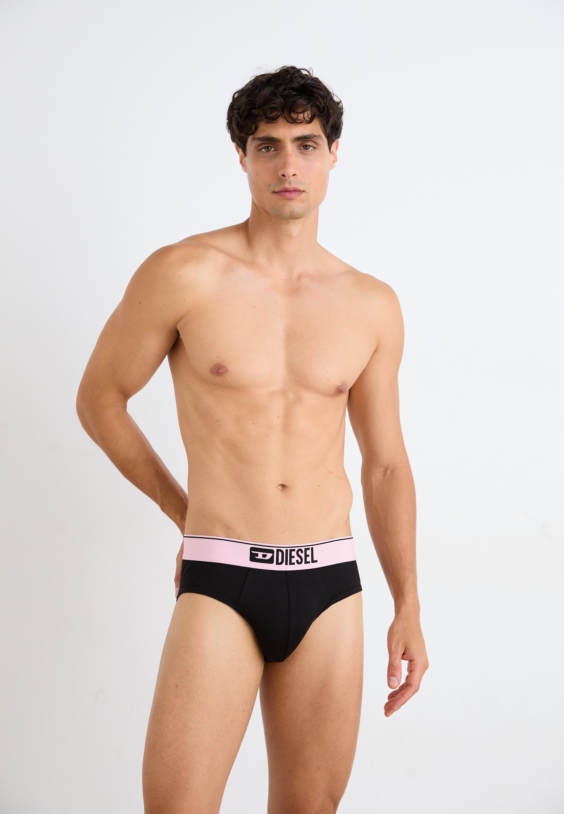 Diesel UMBR-ANDRETHREEPACK - Slips - rose/noir