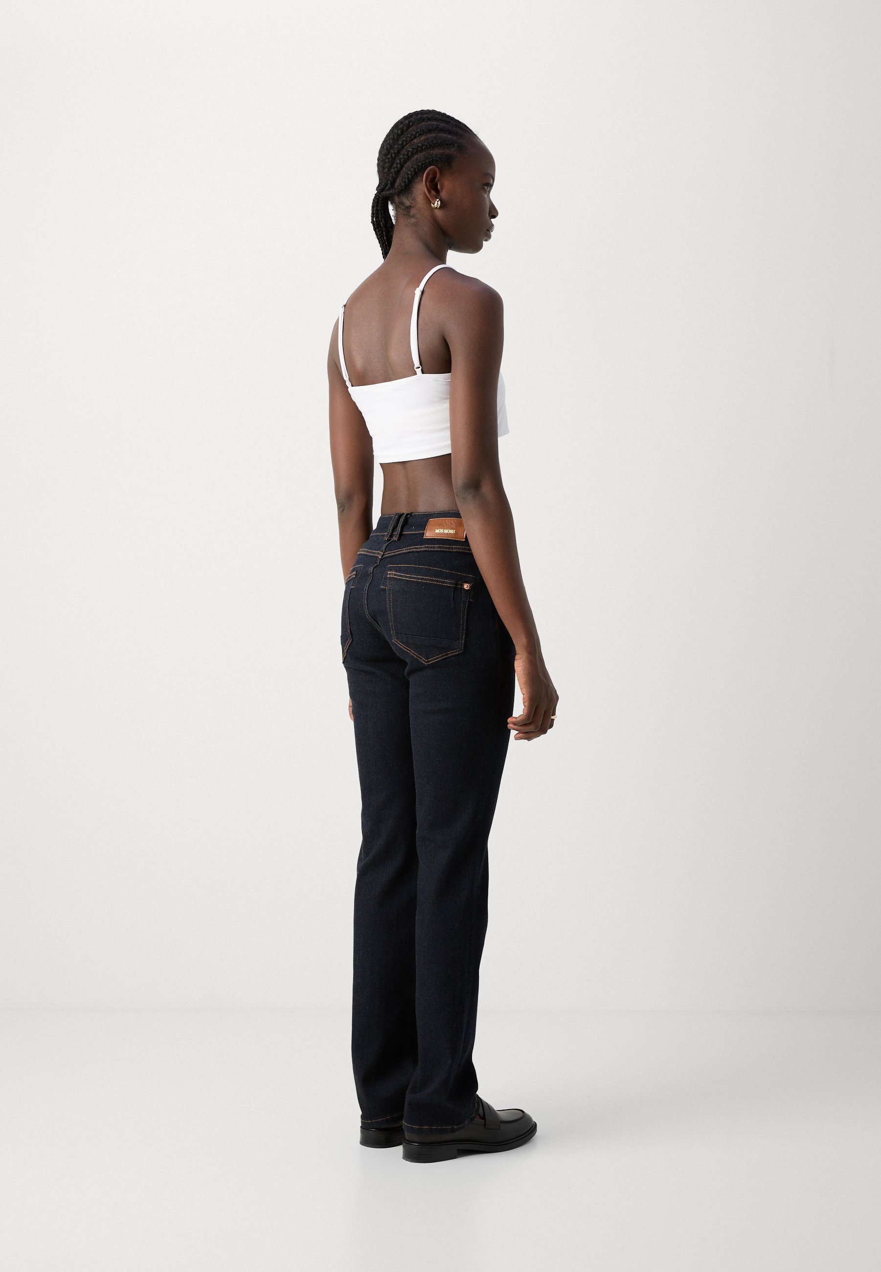 Mos Mosh DELUXE - Rechte jeans - donkerblauw