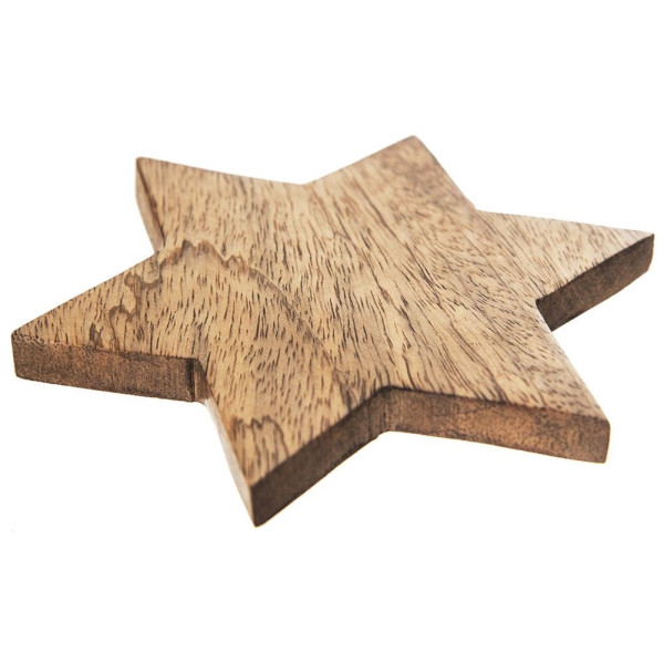 Podstawka podkładka pod kubek drewniana 12,5 cm