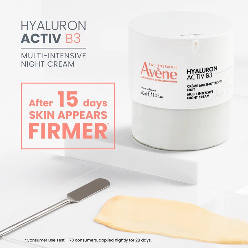 Avène Hyaluron Activ B3 Multi-Intensive Night Cream intensīvs pretgrumbu nakts krēms