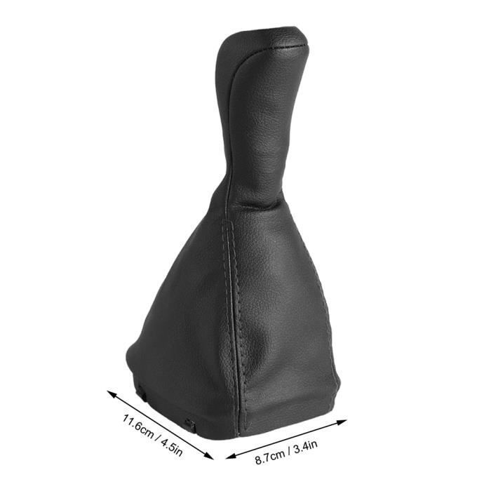 Pomo de palanca de cambios Qiilu de 6 velocidades y funda para palanca de cambios para Mercedes Benz Clase C W203 S203