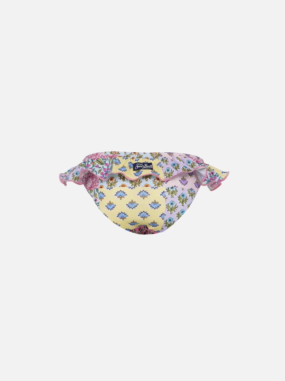 Braguita de baño con volantes y estampado floral para niña de Melly