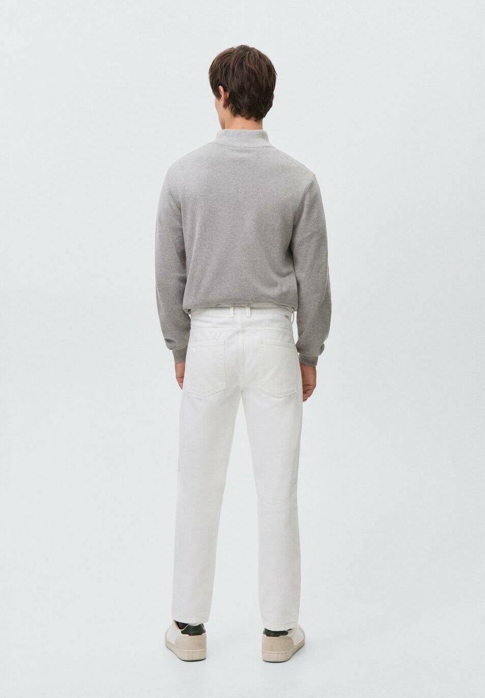 Mango Kids Slim fit jeans - wit