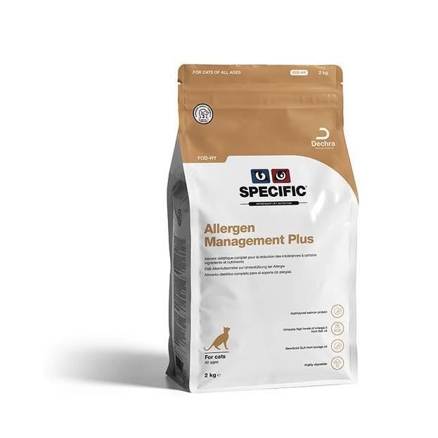 Croquettes - SPECIFIC - FOD-HY Allergen Management Plus - Pour chats adultes - Allergies multiples - 1,5 kg