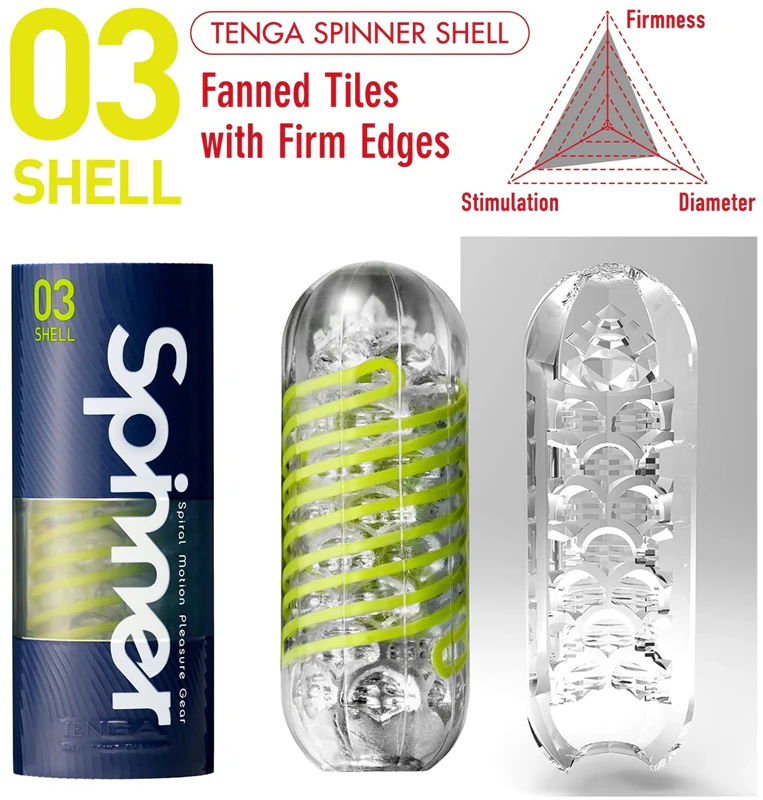 Masturbador Tenga Spinner 03 Shell