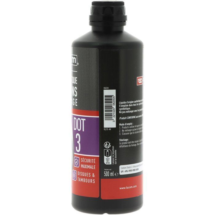 DOT3 brake fluid - FACOM - 500 ml