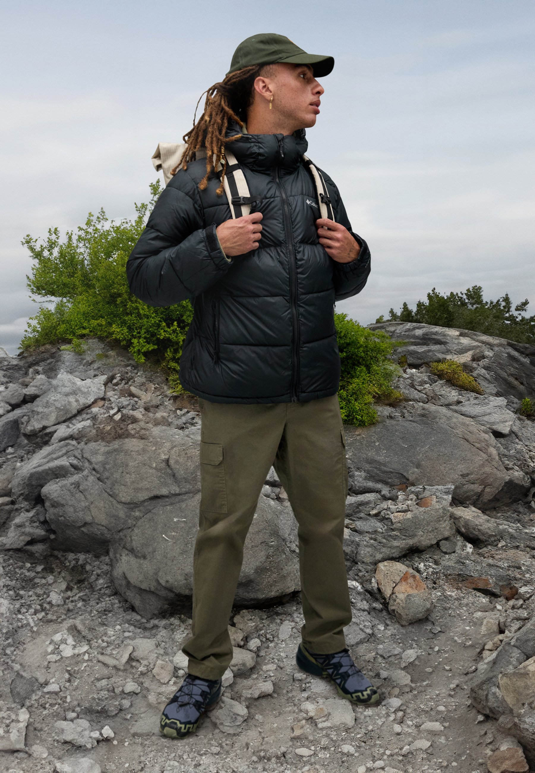 Veste d'hiver à capuche Columbia PIKE LAKE™ II - noire