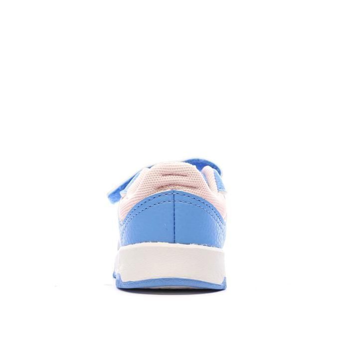 Zapatillas Adidas Tensaur Sport 2.0 para niña, color azul/rosa.