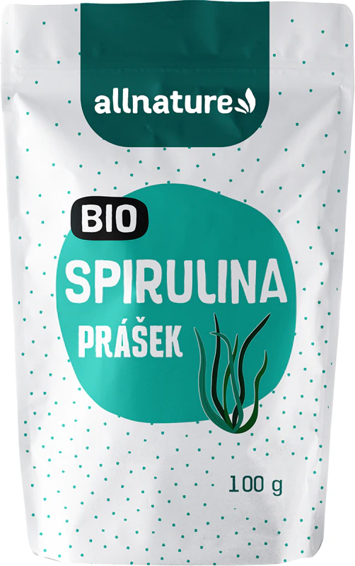 Allnature Spirulina BIO prírodný antioxidant v BIO kvalite