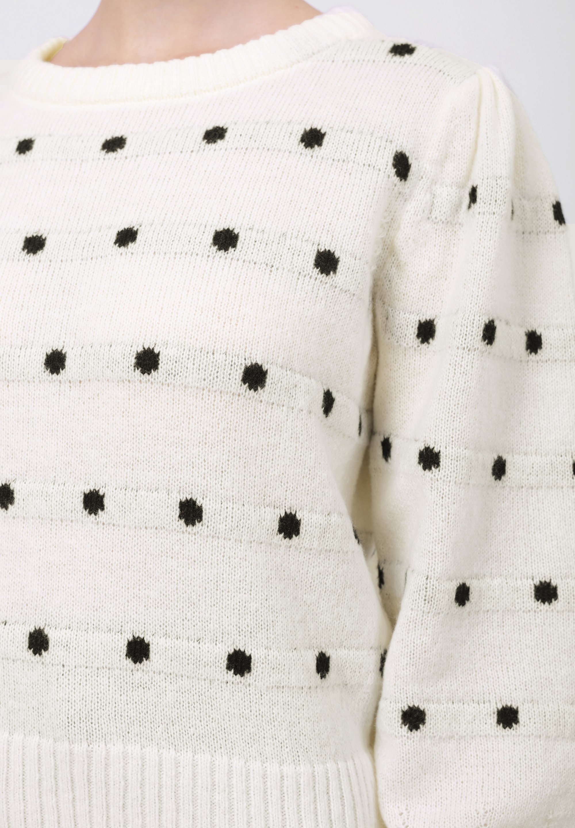 Maglione Anna Field - ecru/nero