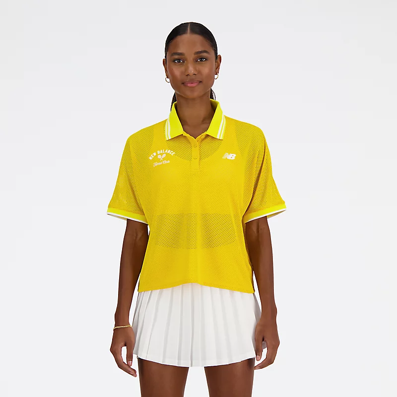 Damskie polo turniejowe z siateczki – GINGER CITRON