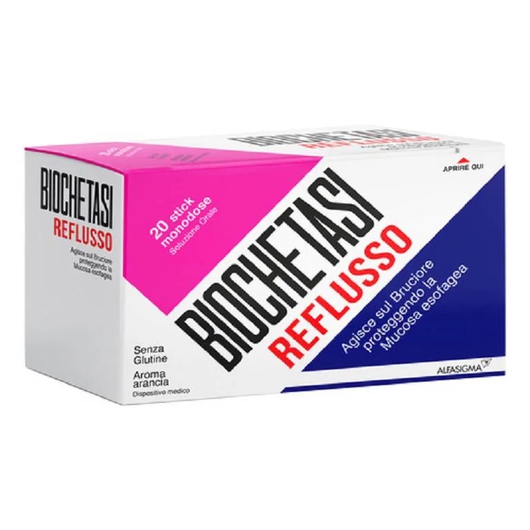 BIOCHETASI Biochetasi Reflux 20 sticks voor maagzuurrefux