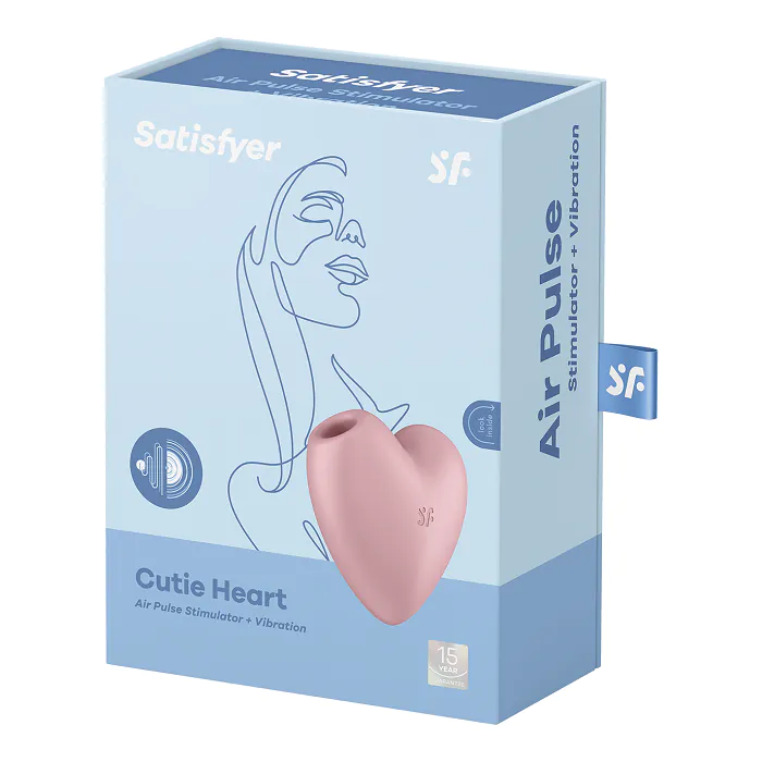 Satisfyer Masażer Cutie Heart Light Red Masażer intymny