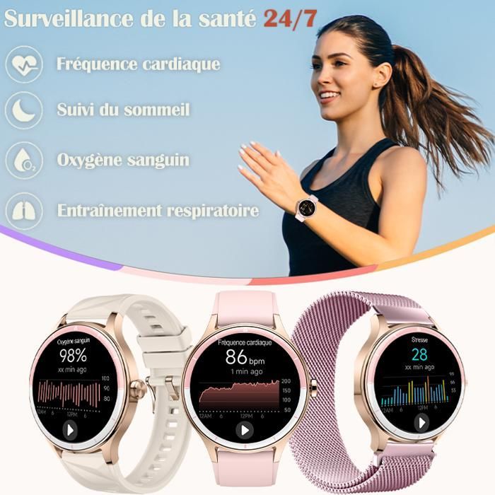 Montre connectée femme - WENZYLIQUOX - 1,27
