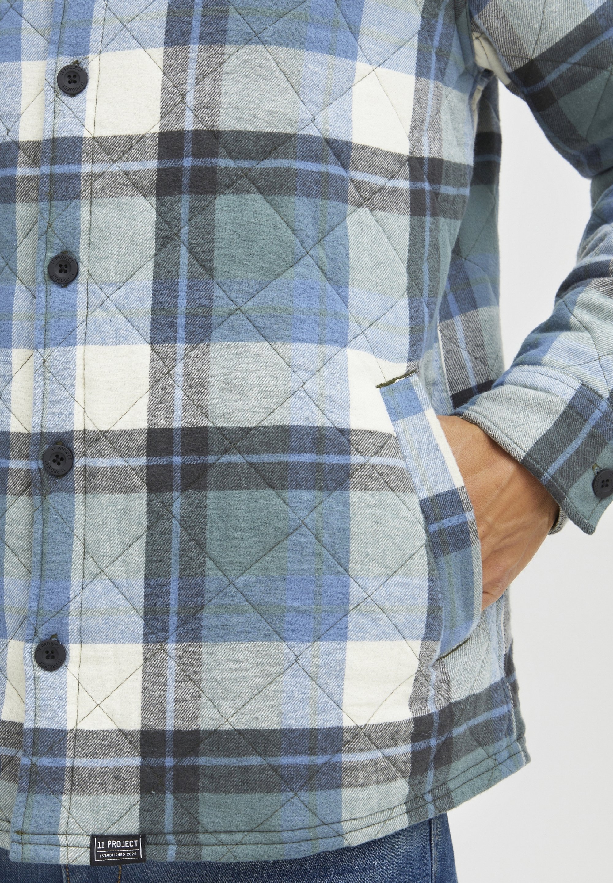 11 Project Light jas - grijze denim