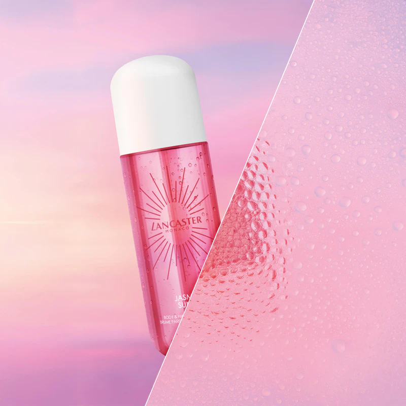 Lancaster Eau de Lancaster Hair & Body Mist parfémová mlha na obličej, tělo a vlasy s vůní Jasmínového západu slunce