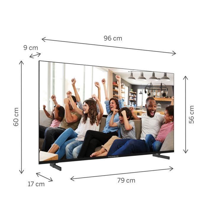Thomson 43UG4S14 - TV LED de 43” (109 cm) - 4K UHD - Google TV - 2x HDMI 2.0 + 2x HDMI 2.1