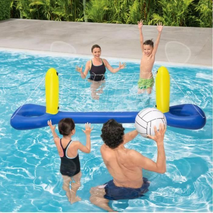 Juguetes de playa CONFO, red de voleibol acuático, soporte inflable para voleibol acuático, equipamiento deportivo