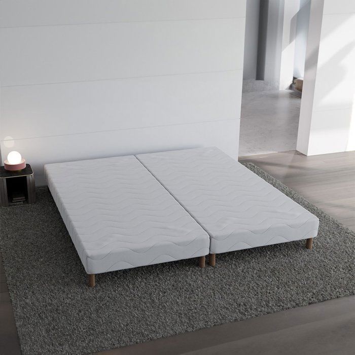 Sommier Tapissier FIRST 200x200 cm (2x100/200) – 2 Blocs