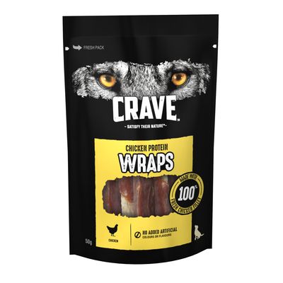 Wraps protéinés CRAVE au poulet