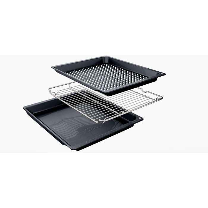 Forno pirolitico - BOSCH SER6 HBG578ES7F - 71 l - AutoPilot 30 - Aria calda 3D - Vaschetta raccogligocce Airfry - Classe energetica A+