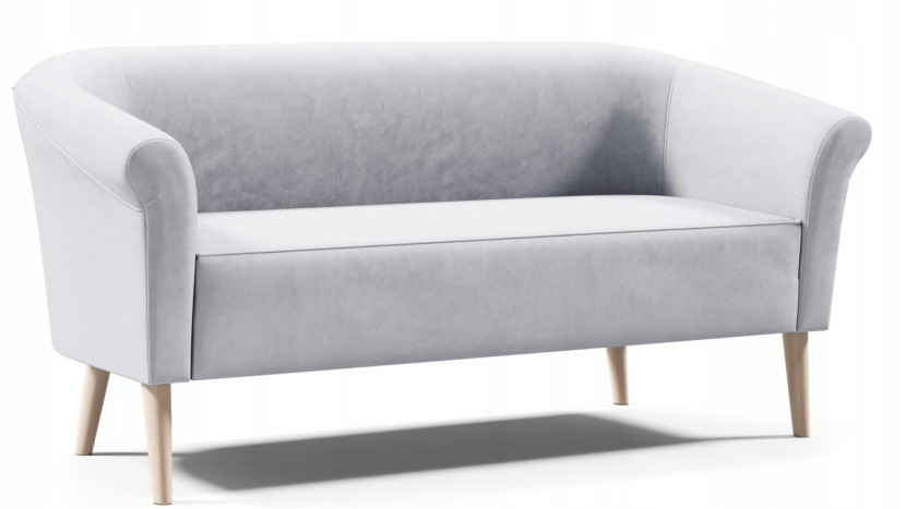 Sofa ESPERO styl skandynawski 3 osobowa welur monolith 84