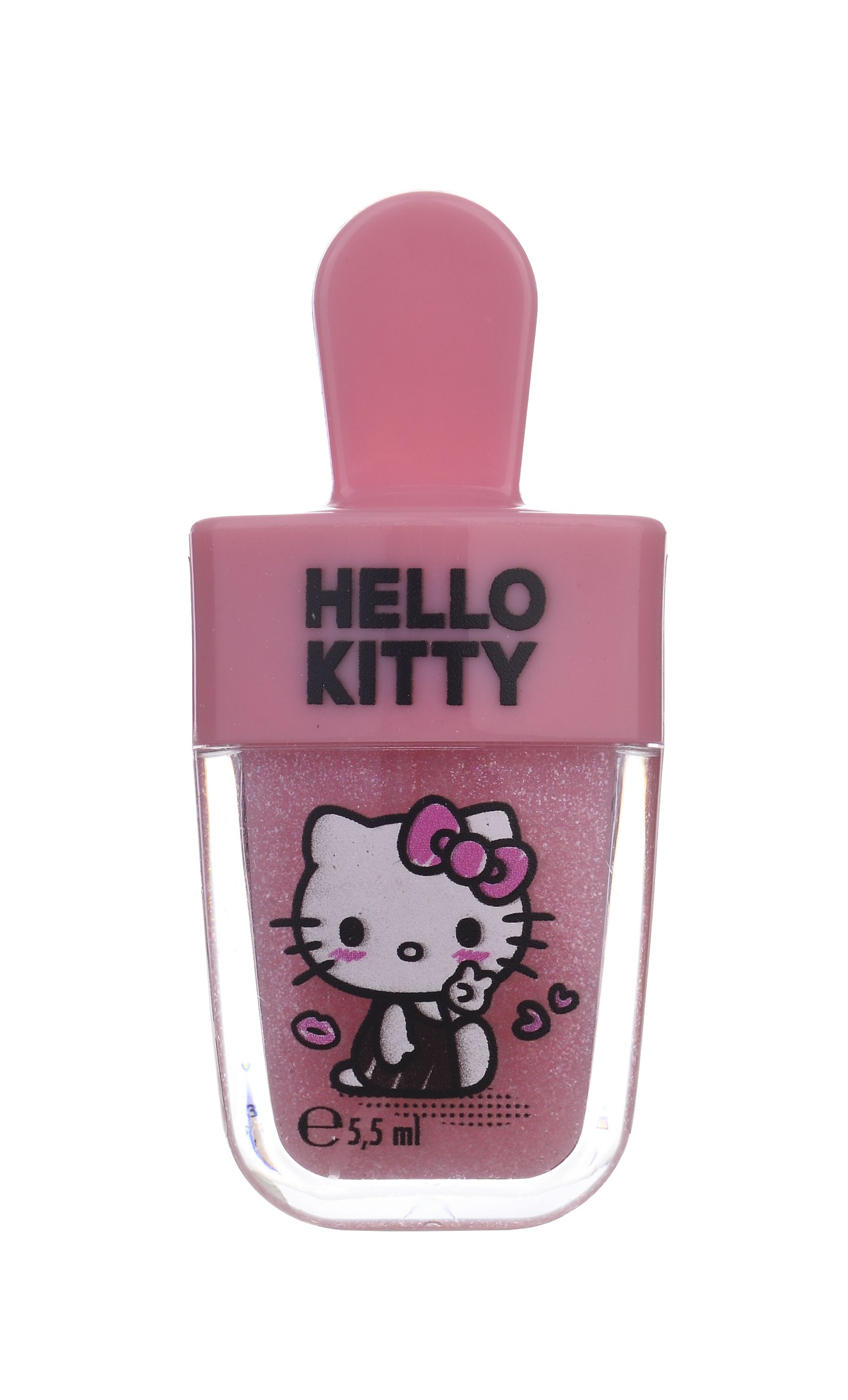 Lesk na pery s príchuťou jahody Hello Kitty Lesky na pery a lesky na pery