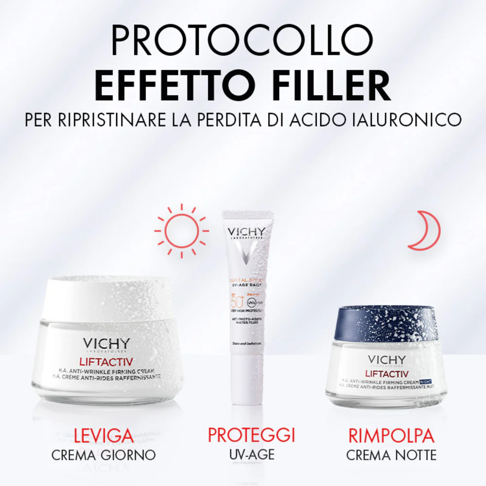 Liftactiv Cofanetto Spa Protocollo Antirughe Liftactiv H.A. Crema PNM + UVAGE + Crema Notte - Cofanetto Antirughe, Crema viso giorno antirughe